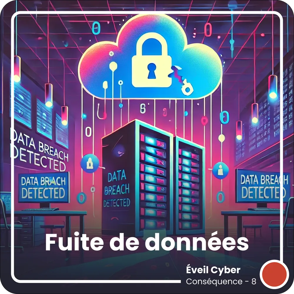 Carte Fuite de données — Éveil Cyber
